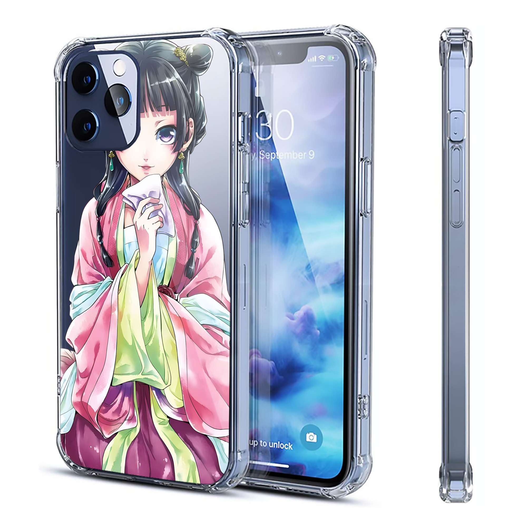 （画像用） 薬屋のひとりごと The Apothecary Diaries 【iPhone 12シリーズ対応】透明スマホケース（クリアソフトケース）